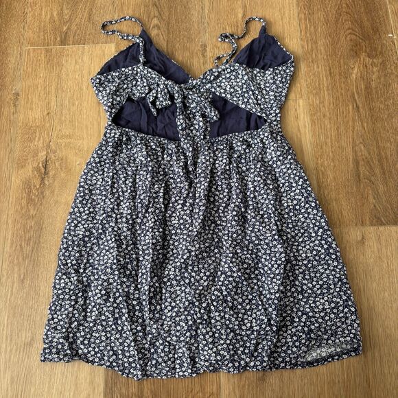 Seek the Label Blue Floral Mini Dress - Size M - Picture 2 of 7